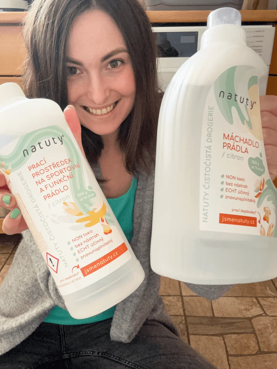 Natuty Aditivo de enjuague para la colada con aroma a limón 1 l