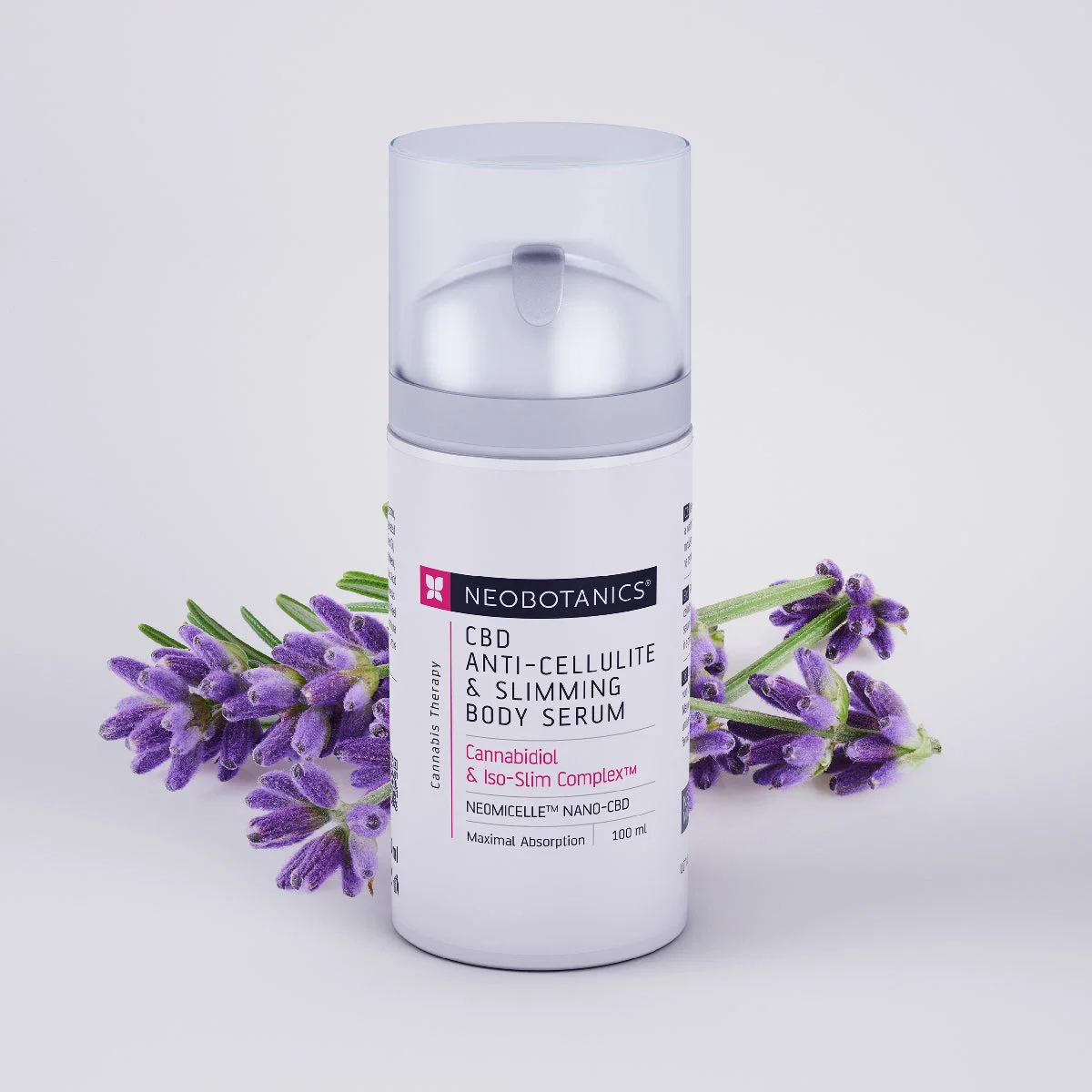 Neobotanics Gel anticelulítico y adelgazante con cáñamo (100 ml) - para el cuidado de la piel con tendencia a la celulitis