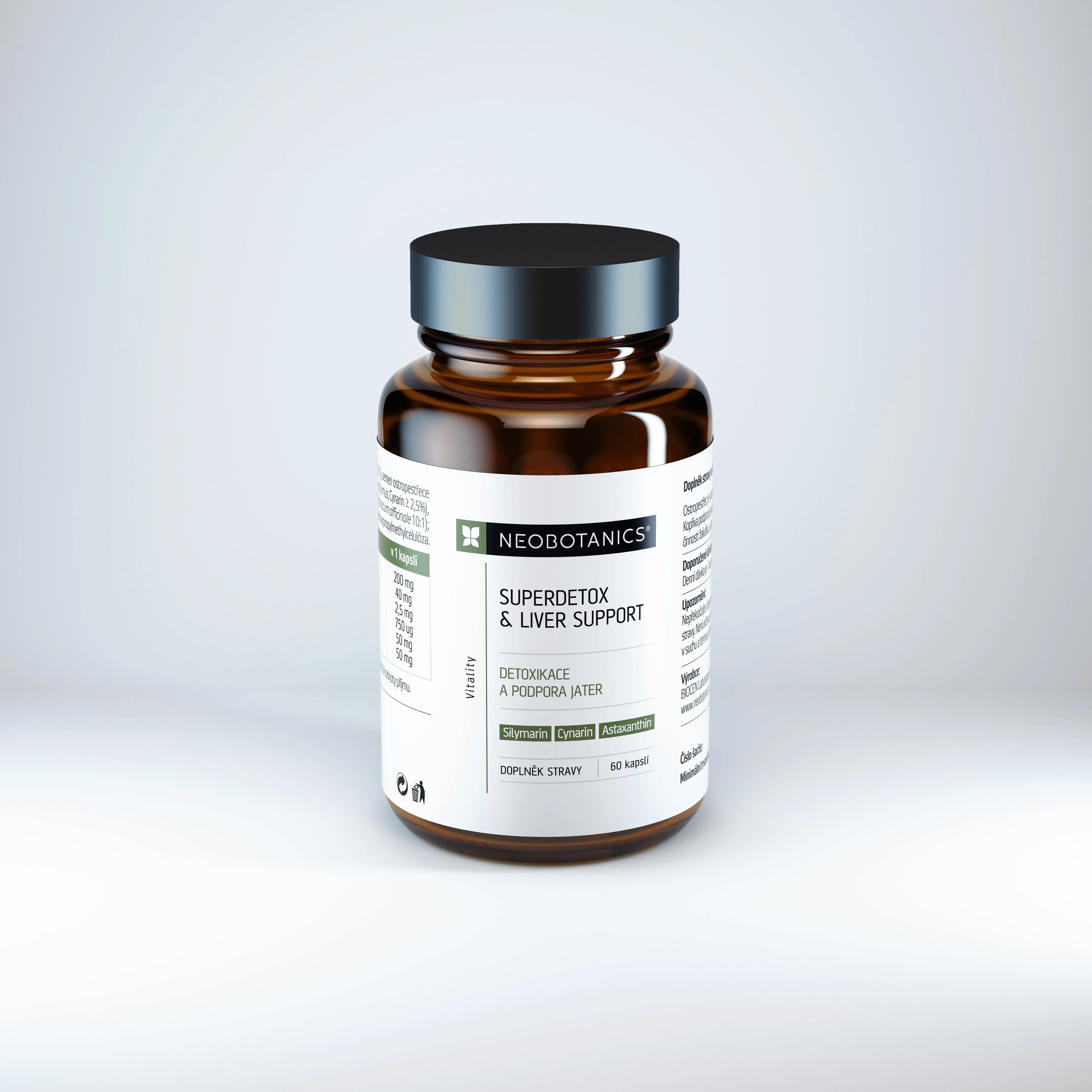 Neobotanics Superdetox & Liver Support (60 cápsulas) - desintoxicación y apoyo hepático