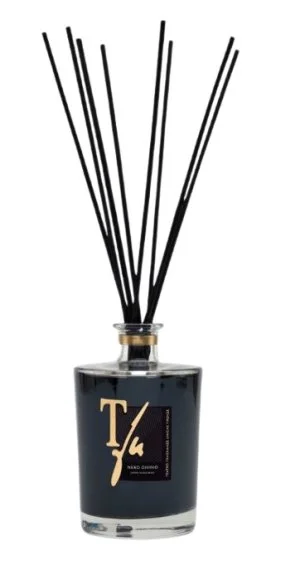 NERO DIVINO STICKS 500 ML. FRAGANCIA PARA EL HOGAR - TFU (incluye 10 varillas de bambú negras de 36 cm)