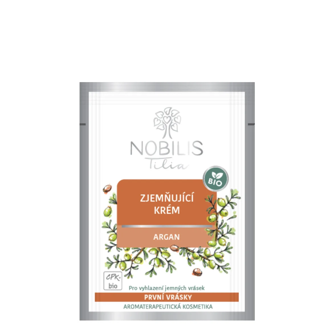 Nobilis Tilia Crema suavizante Argan BIO 2 ml - muestra - cad. 06/2026 - dosis extra de vitalidad