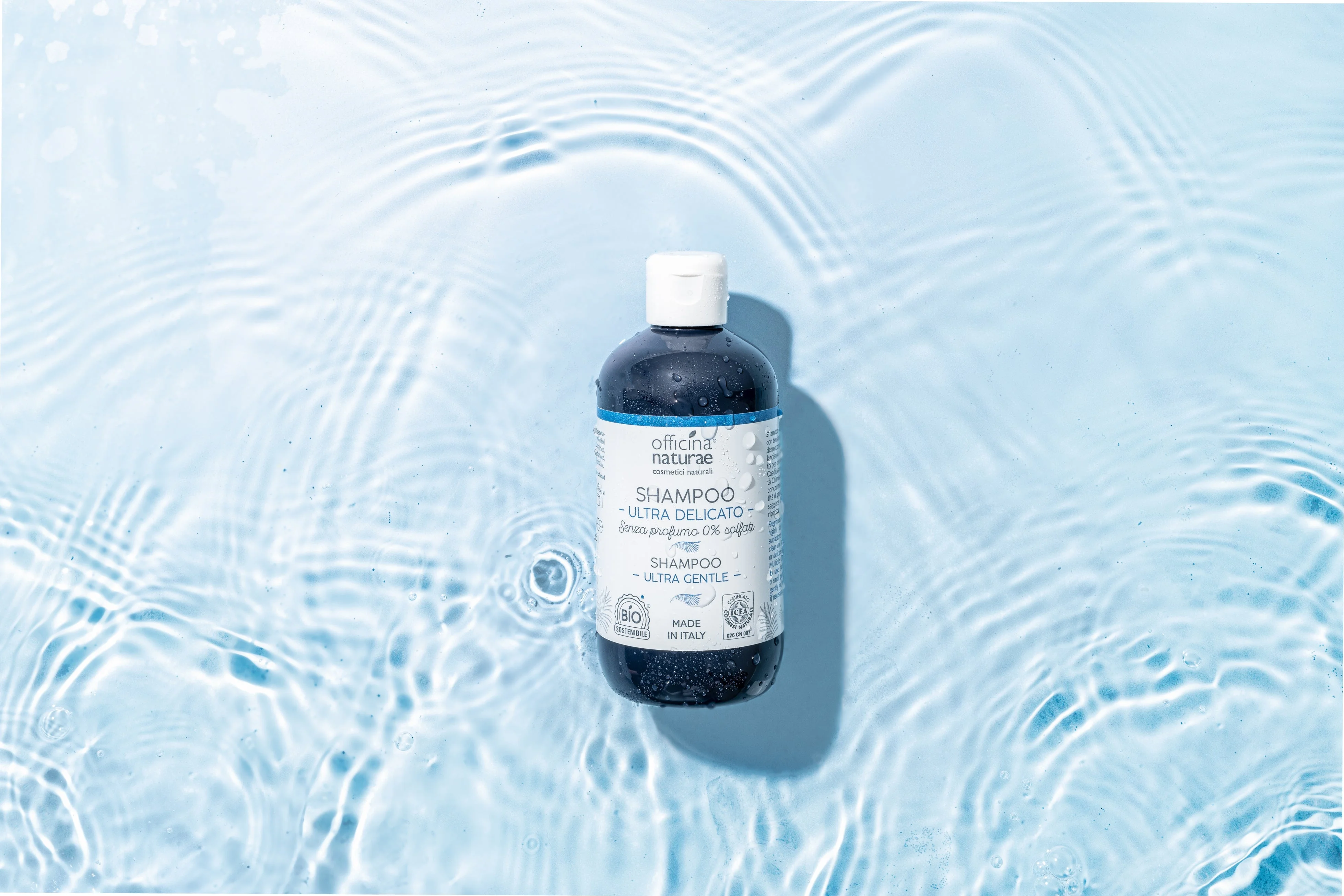 Officina Naturae Champú para cuero cabelludo muy sensible Ultra Delicato (250 ml) - apto también para personas con SQM