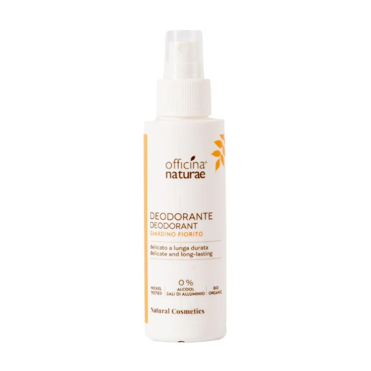 Officina Naturae Desodorante en spray - Garden in Bloom (100 ml) - neutraliza el mal olor y aporta una fragancia fresca