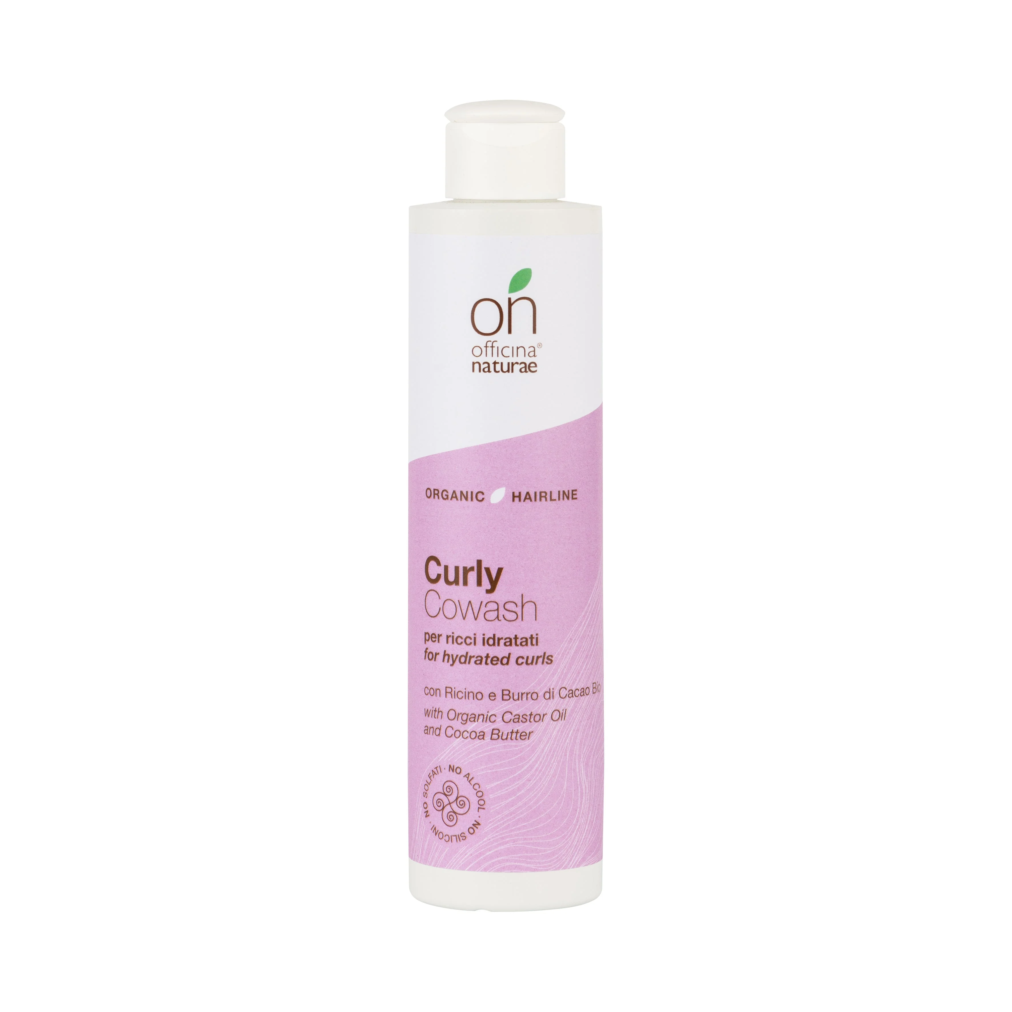 Officina Naturae Cowash hidratante para cabello rizado (200 ml) - para un cabello suave, brillante y fácil de peinar