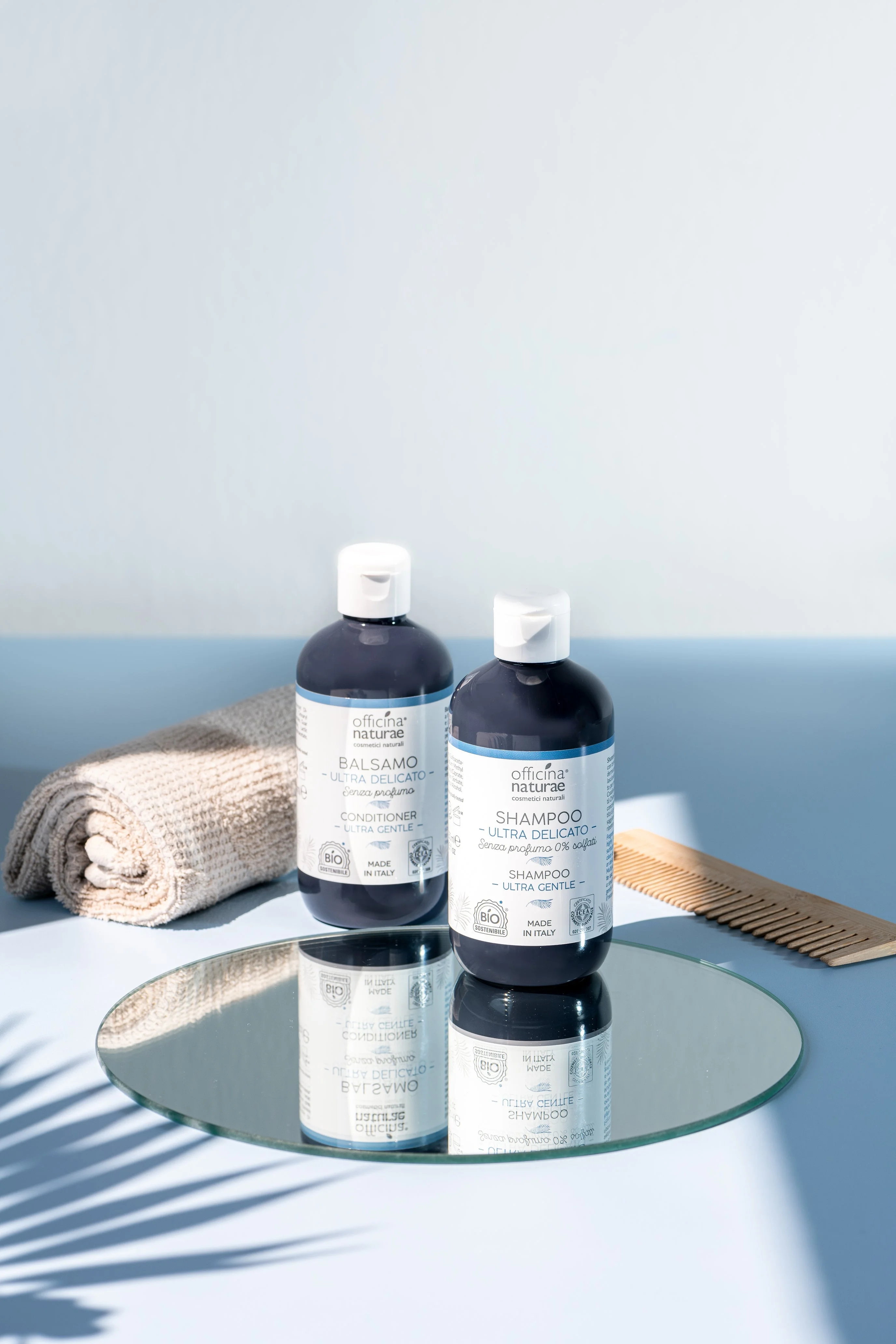 Officina Naturae Acondicionador para cuero cabelludo muy sensible Ultra Delicato (250 ml) - apto también para personas con SQM
