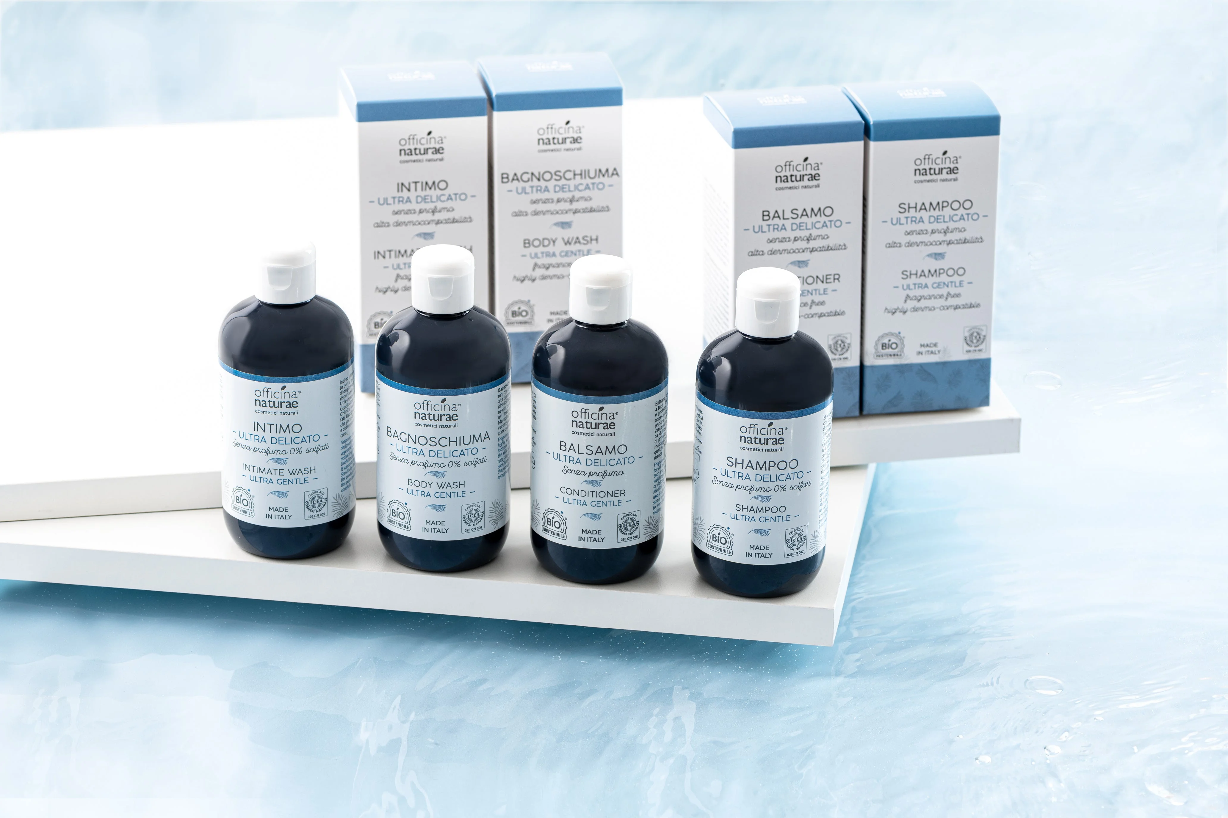 Officina Naturae Acondicionador para cuero cabelludo muy sensible Ultra Delicato (250 ml) - apto también para personas con SQM