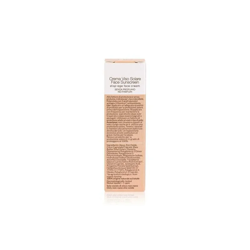 Officina Naturae Crema solar facial SPF 50 reafirmante (30 ml) - para todo tipo de piel