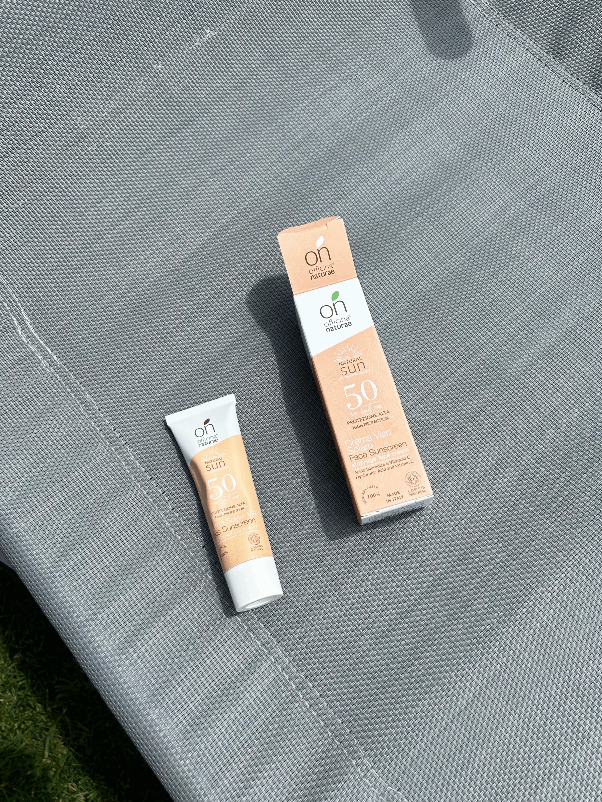 Officina Naturae Crema solar facial SPF 50 reafirmante (30 ml) - para todo tipo de piel