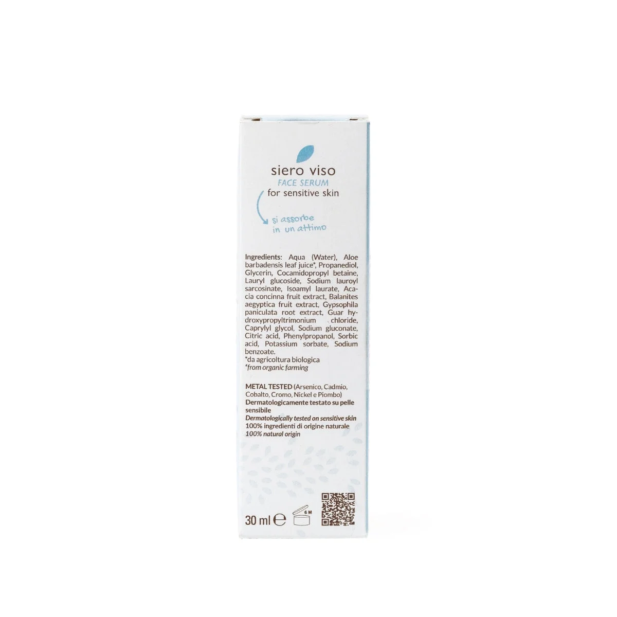 Officina Naturae Sérum facial para piel sensible (30 ml) - calma la piel reactiva