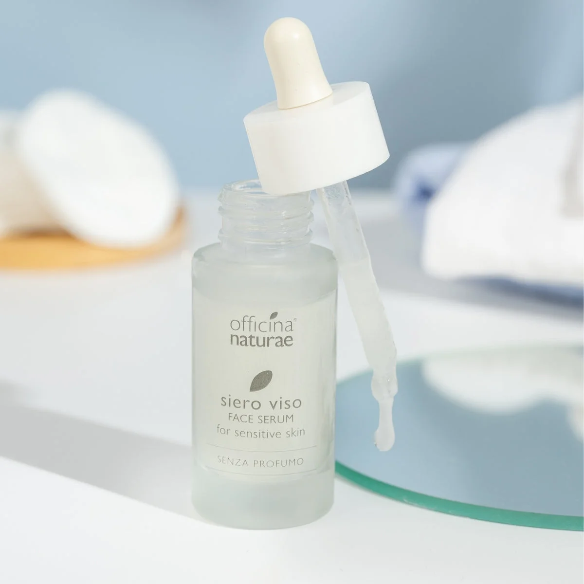 Officina Naturae Sérum facial para piel sensible (30 ml) - calma la piel reactiva