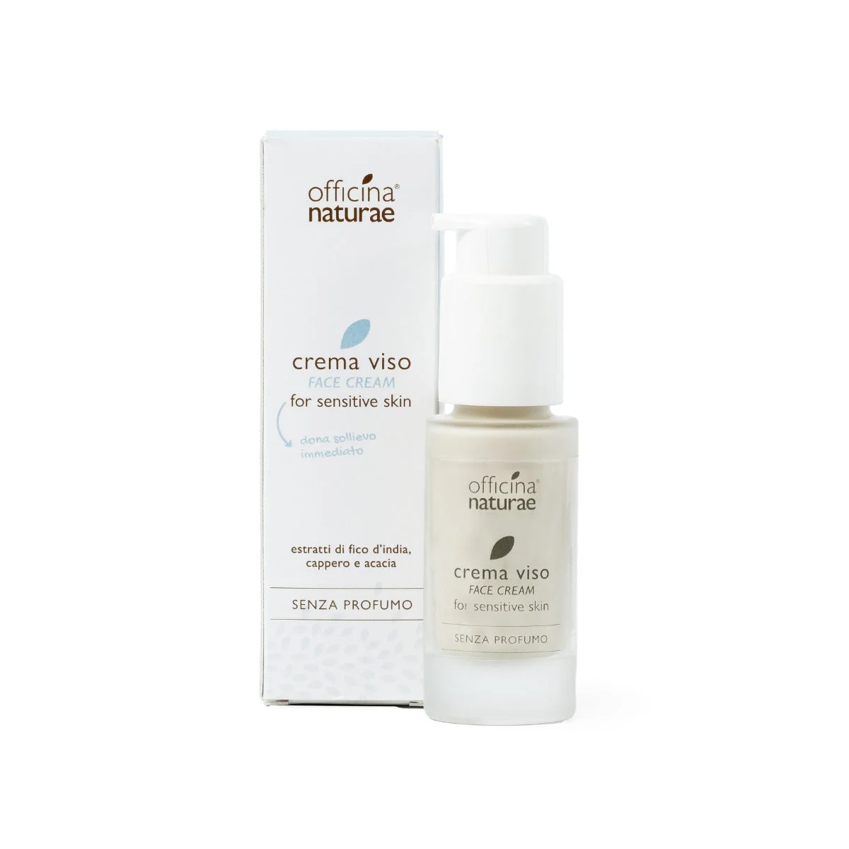 Officina Naturae Crema facial para piel sensible (30 ml) - calma la piel reactiva