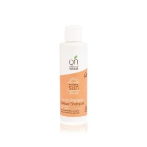 Officina Naturae Gel de ducha y champú para después del sol (150 ml) - con aroma de vainilla y coco