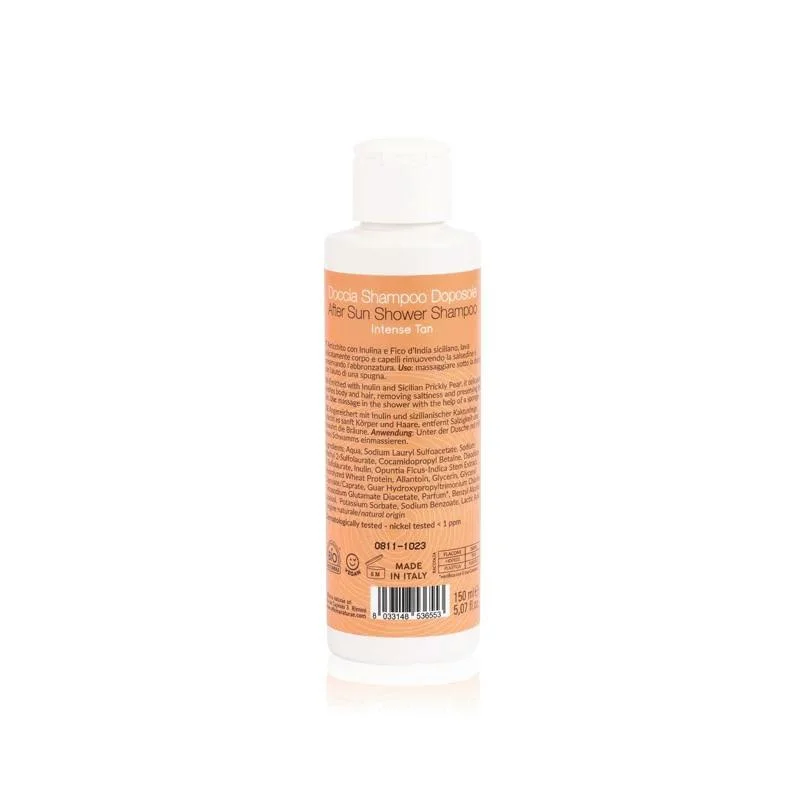 Officina Naturae Gel de ducha y champú para después del sol (150 ml) - con aroma de vainilla y coco
