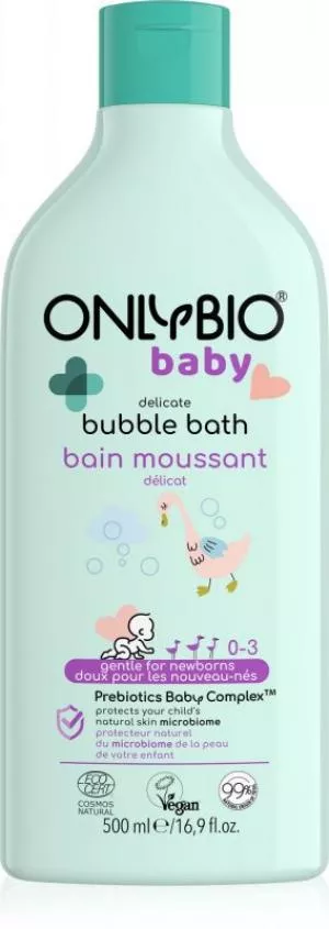 OnlyBio Espuma de baño suave para bebés (500 ml)