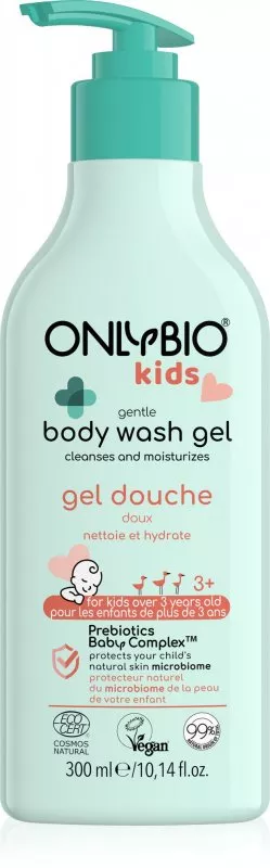 OnlyBio Gel lavador suave para niños a partir de 3 años (300 ml) - con un delicado aroma
