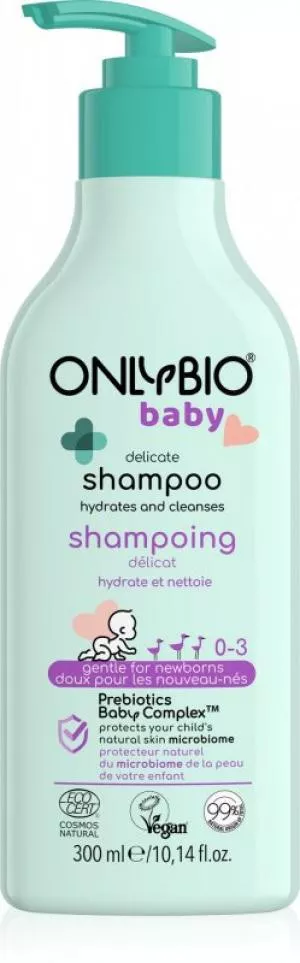 OnlyBio Champú suave para bebés (300 ml) - adecuado desde el nacimiento