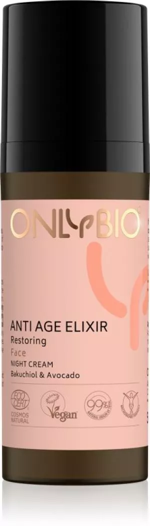 OnlyBio Crema de noche renovadora Anti Age Elixir (50 ml)