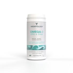 Vegetology Opti3 Omega-3 EPA & DHA con vitamina D 60 cápsulas