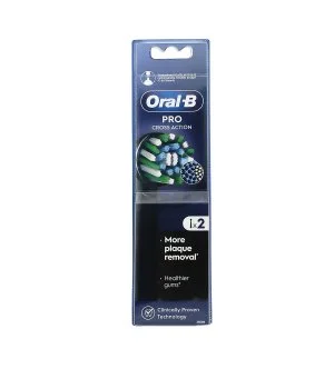 Oral-B Pro Cross Action cabezales de recambio 2 uds. Black