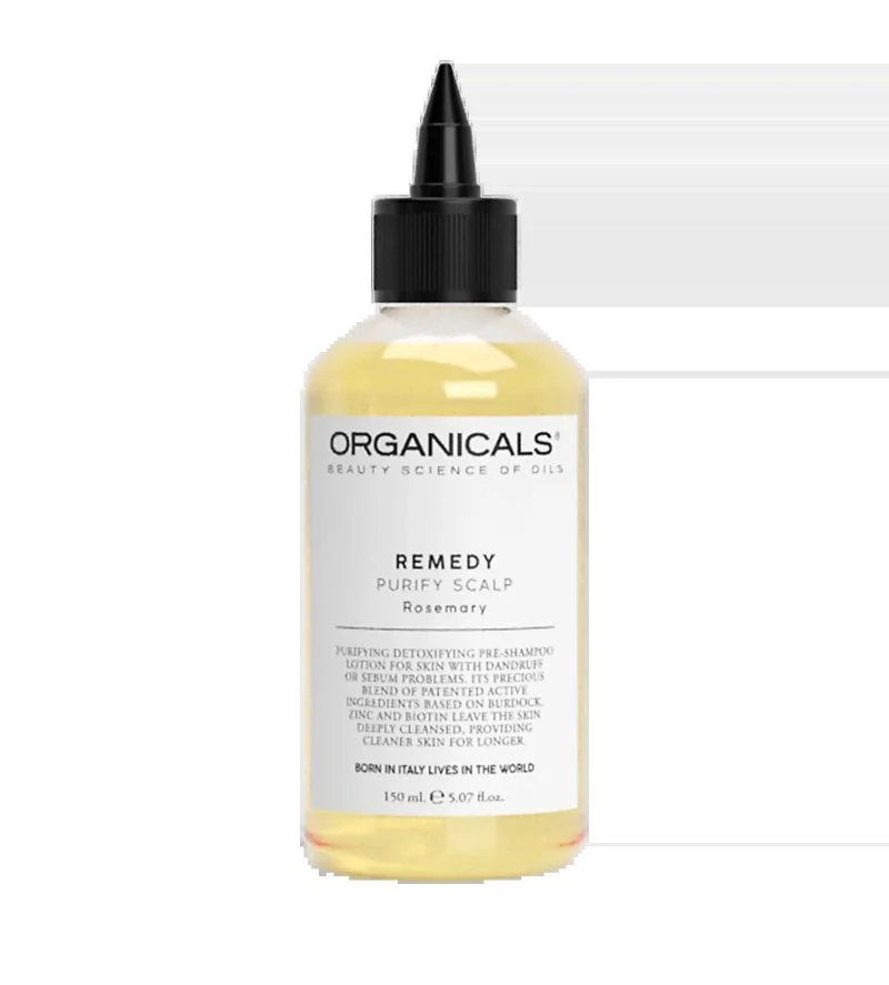 REMEDY Purify Scalp Rosemary tratamiento antes del lavado del cabello 150 ml