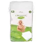 Organyc Cuadros de algodón de limpieza para niños (60 unidades) - 100% algodón orgánico