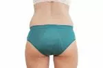 Pinke Welle Bragas Menstruales Azure Bikini - Mediana - Mediana y la menstruación ligera (L)