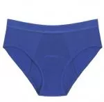 Pinke Welle Bragas Menstruales Bikini Azul - Mediana - Color mediano. y la menstruación ligera (L)
