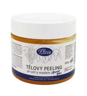 Pleva Exfoliante corporal con sal y miel (hierba de limón) 300 g