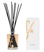 D'IRIS VARILLAS 250 ML FRAGANCIA PARA EL HOGAR - TFU (incluye 10 varillas de bambú negras de 30 cm)