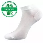 Lonka Calcetines de bambú bajos blancos