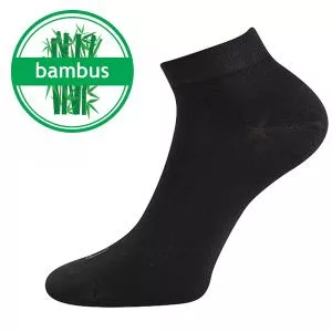 Lonka Calcetines de bambú bajos negros