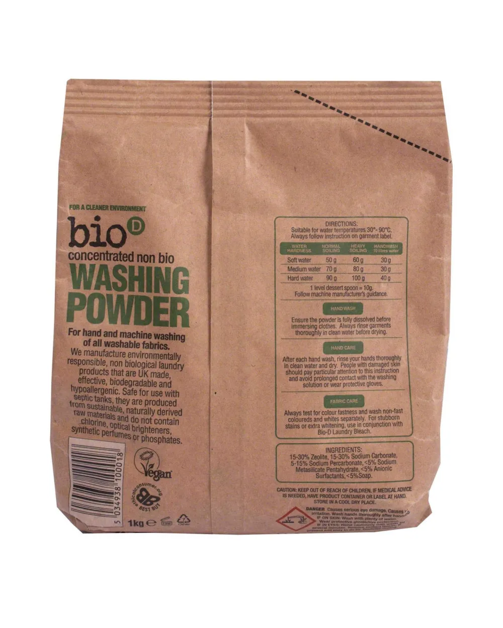Bio-D Polvo de lavar hipoalergénico (1 kg)