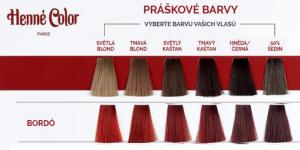 Tinte de pelo en polvo 100g Burdeos