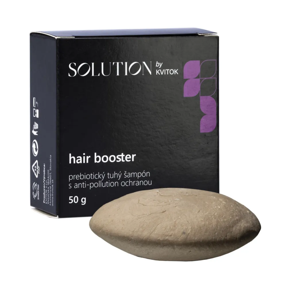Kvitok Champú sólido prebiótico con protección anticontaminación Hair Booster - 50 g