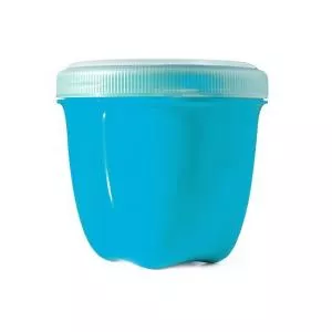 Preserve Caja de aperitivos (240 ml) - azul - hecha de plástico 100% reciclado