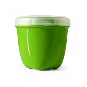 Preserve Caja de aperitivos (240 ml) - verde - hecha de plástico 100% reciclado