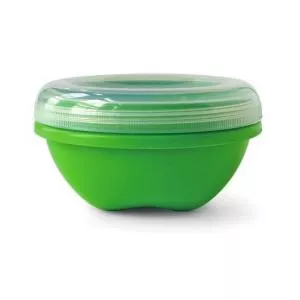 Preserve Caja de aperitivos (560 ml) - verde - hecha de plástico 100% reciclado