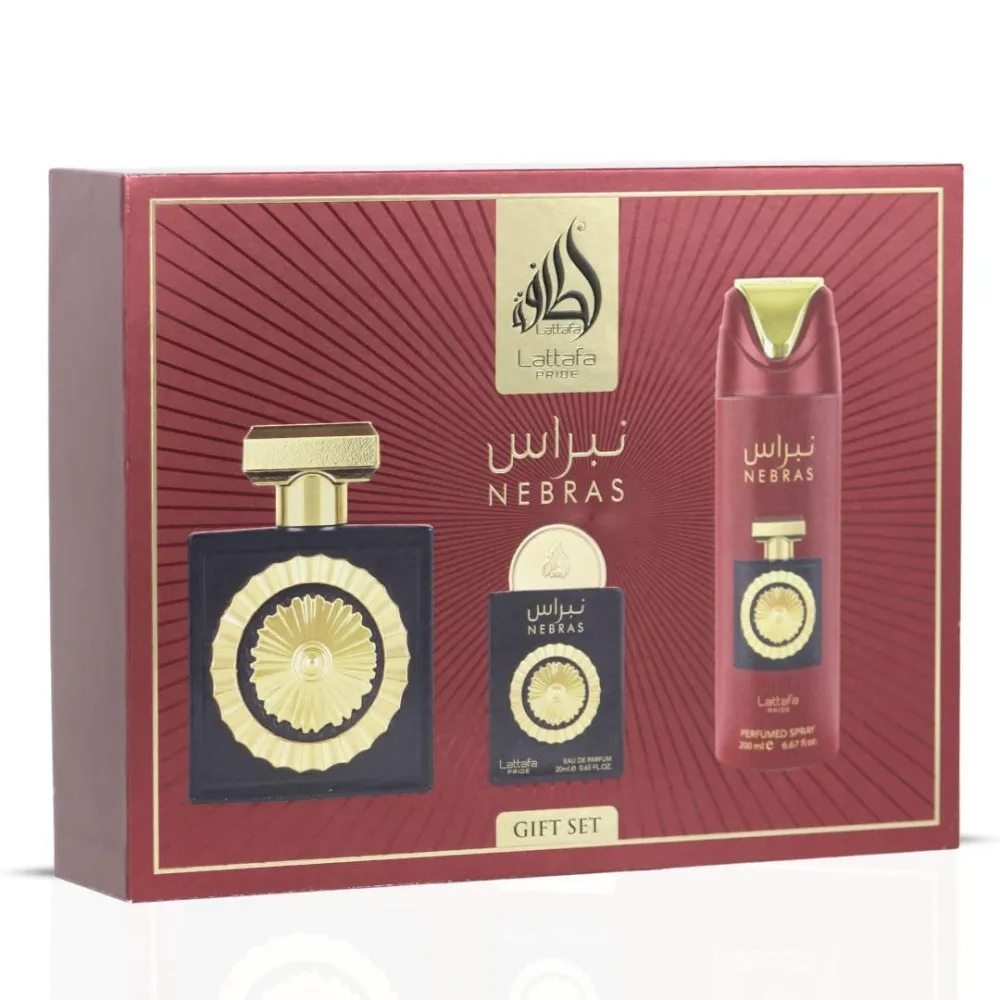 Pride Nebras EDP 100 ml + EDP 20 ml + DEO en spray 200 ml UNISEX 1 ks