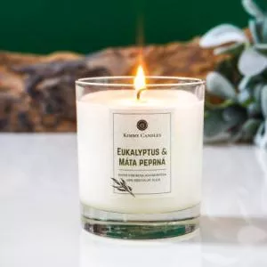 Kimmy Candles Vela natural de eucalipto