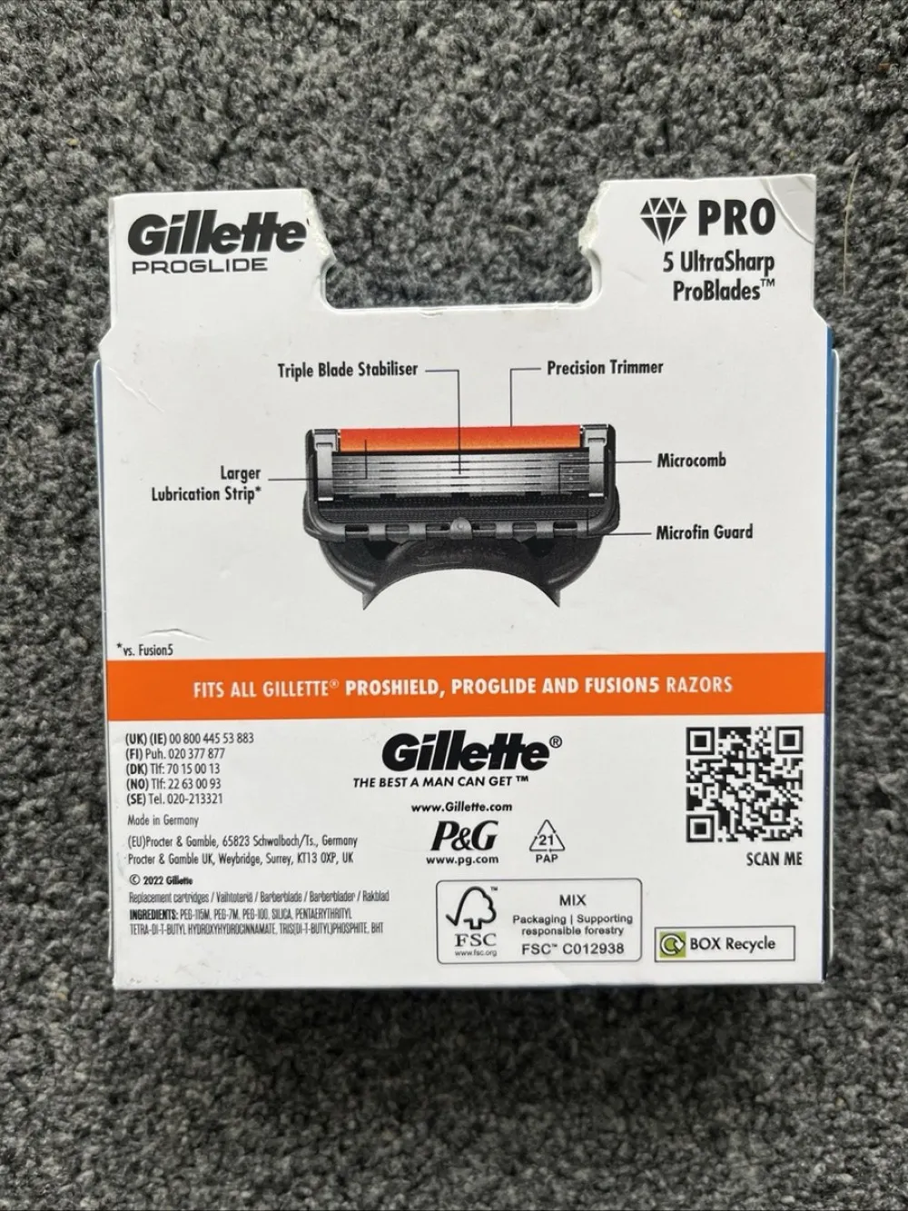 ProGlide cuchillas de recambio 8 uds para hombre