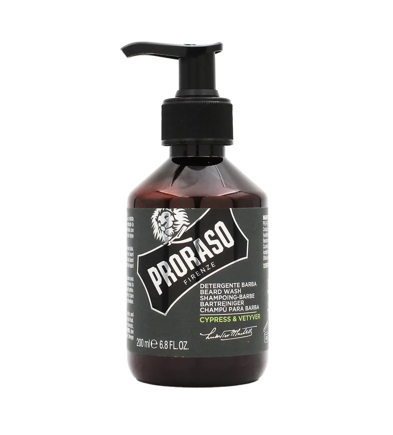 Cypress & Vetyver champú para barba 200 ml