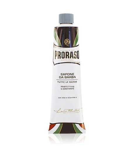 Blue jabón de afeitar con acción hidratante en tubo 150 ml