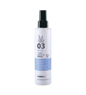 PURING 03 Rehab Curly Leave-In Spray sin aclarado