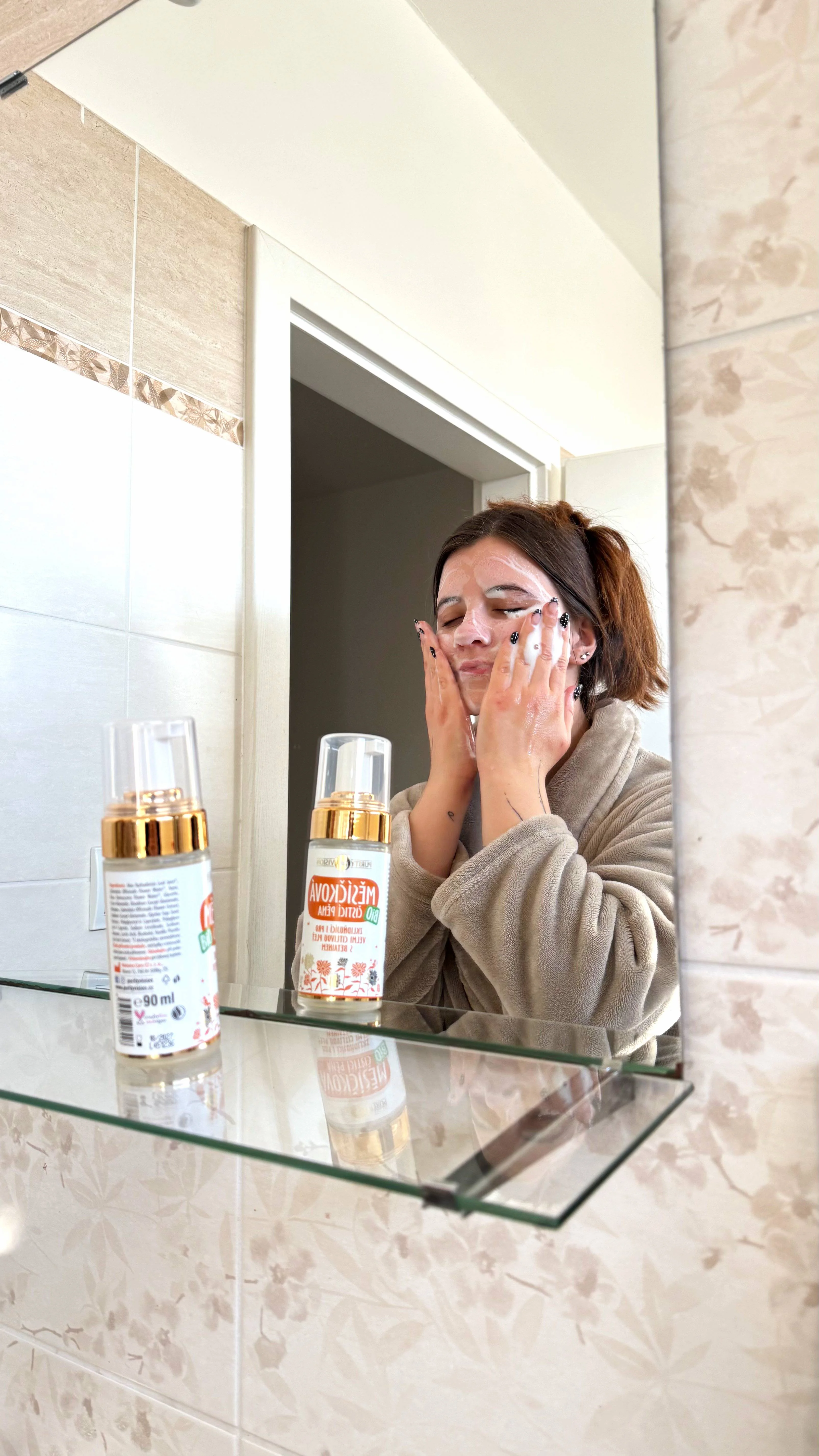 Purity Vision Espuma limpiadora de caléndula (90 ml) - también para pieles muy sensibles