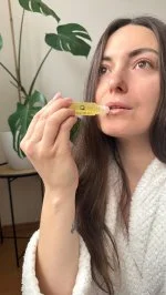 Purity Vision Aceite labial de vainilla BIO (10 ml) - ayuda perfumada para labios resecos