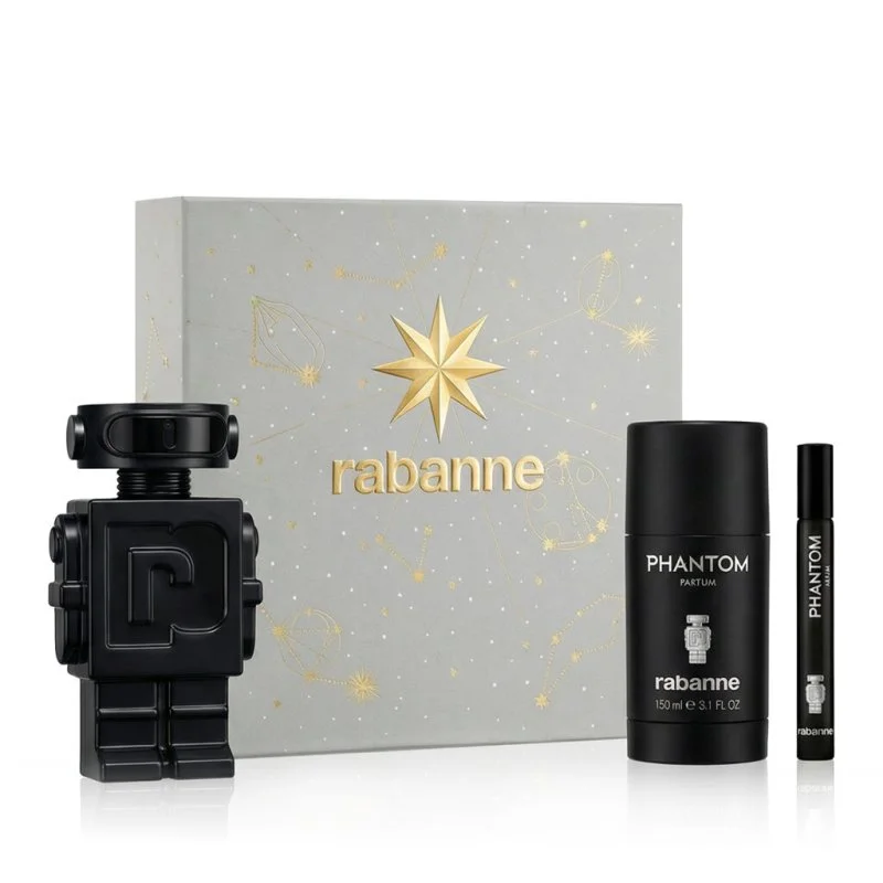 Phantom 100 ml + DEO en spray 150 ml + mini perfume para hombre 10 ml