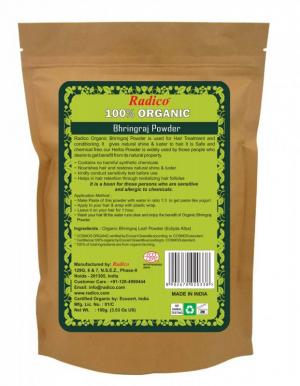 Tratamiento a base de plantas BIO (100 g) - Bhringraj - para el crecimiento del cabello