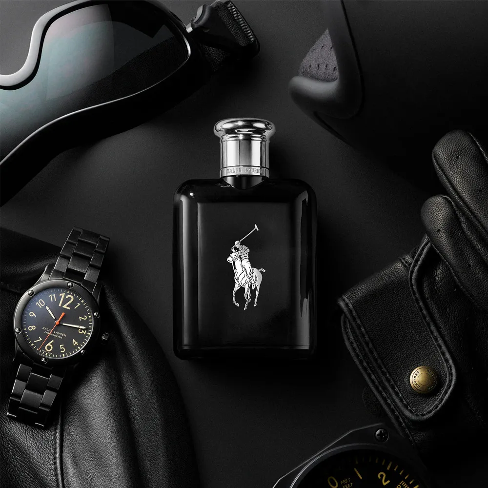 Polo Black agua de tocador para hombre 125 ml