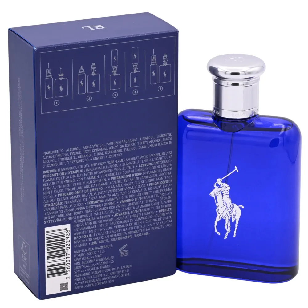 Polo Blue agua de tocador para hombre 125 ml