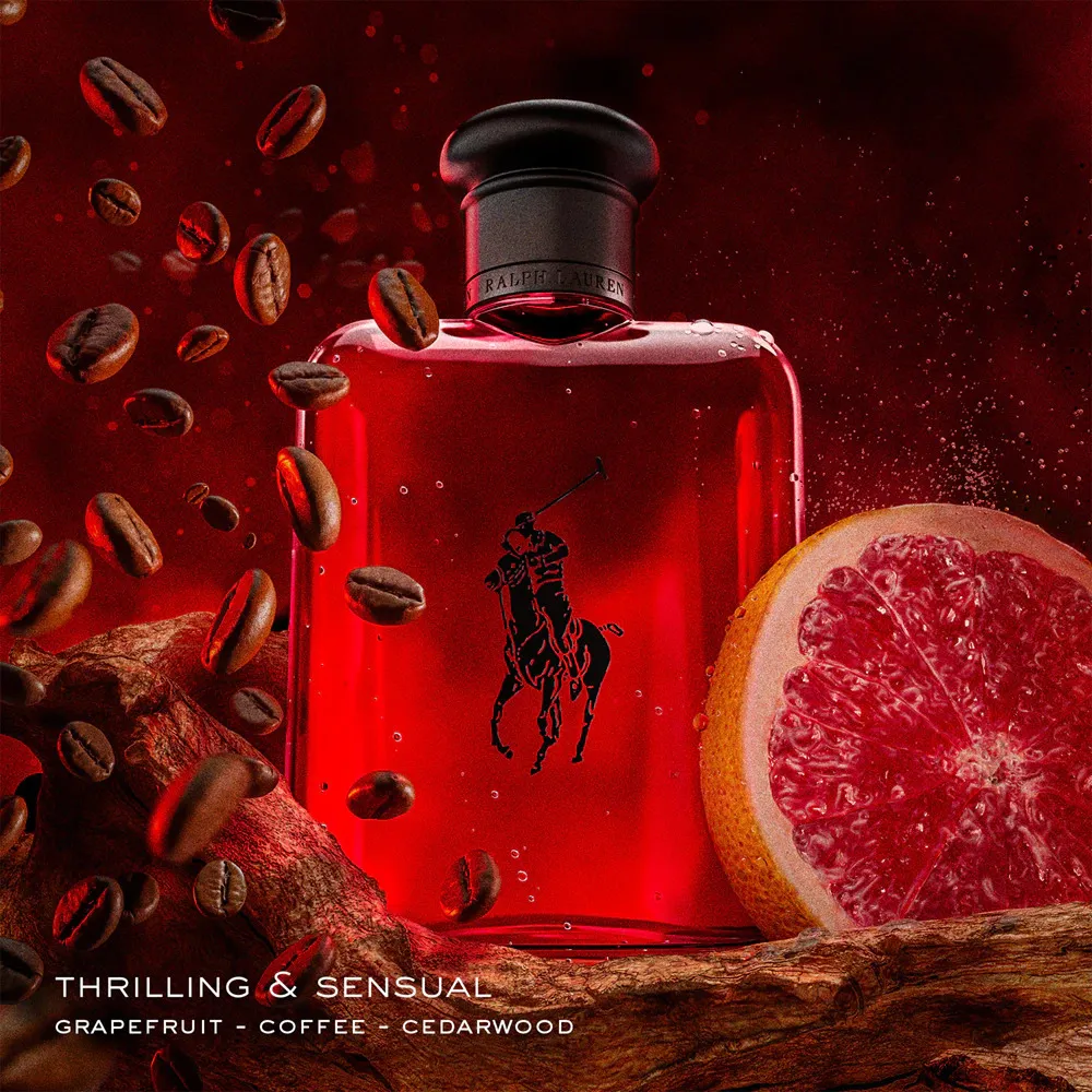 Polo Red agua de tocador para hombres 125 ml